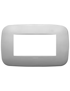 Placca Round 4M Nichel Matt