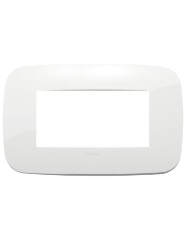 Placca Round 4M Bianco