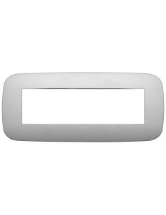 Placca Round 7M Argento Matt