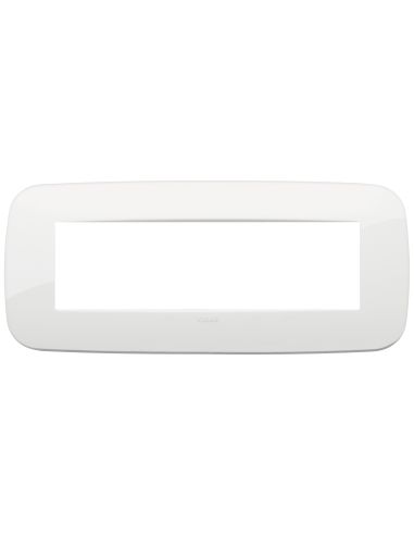 Placca Round 7M Bianco