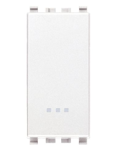 Pulsante 1P No 10A Bianco