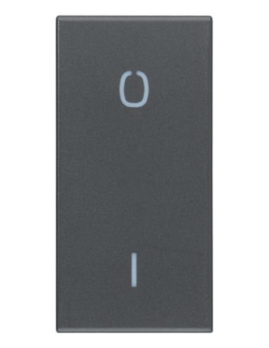 Tasto 1M Simbolo O I Grigio