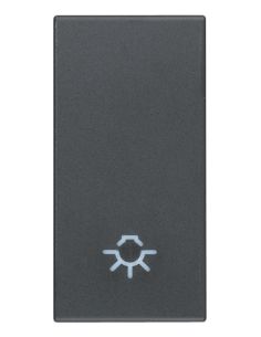 Tasto 1M Simbolo Luce Grigio