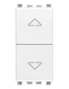 Due Pulsanti Interbloc. Nono 10A Bianco