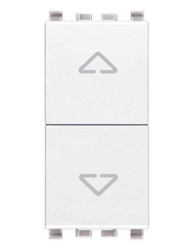 Due Pulsanti Interbloc. Nono 10A Bianco