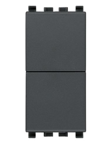 Due Pulsanti Indipend. Nono 10A Grigio