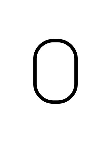 Artemide Alphabet Of Light Lampada Da Parete '0'