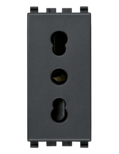 Presa 2Pt 16A P17/11 Grigio
