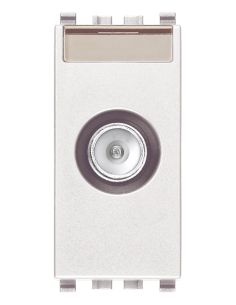 Presa Tv-Rd-Sat Passante Bianco