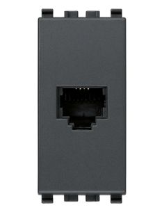 Presa Rj11 6/4 Grigio
