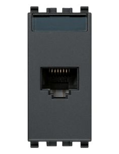 Presa Rj45 Netsafe Cat5e Utp Grigio