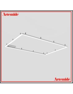 Alphabet Of Light Sq Lampada Da Soffitto O Parete Artemide 120X180
