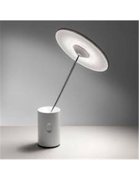 Sisifo Led Lampada Da Tavolo Artemide Bianco