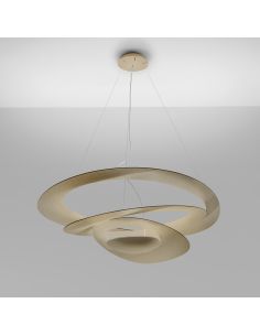 Artemide Pirce Led Lampada Sospensione Oro