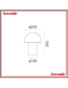 Artemide Onfale Piccolo Lampada Tavolo 2