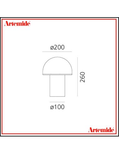 Artemide Onfale Piccolo Lampada Tavolo