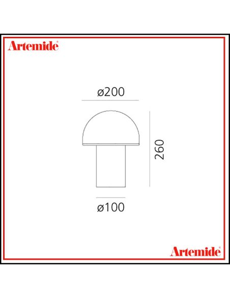 Artemide Onfale Piccolo Lampada Tavolo
