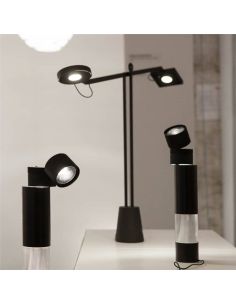 Objective Led Lampada Da Tavolo Artemide Nero 2