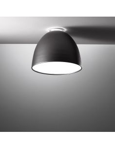 Artemide Nur Mini Led Lampada Soffitto Grigio