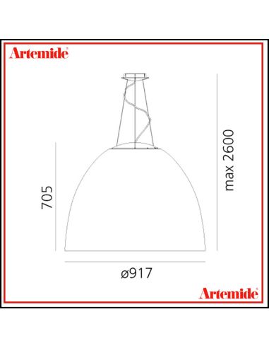 Artemide Nur 1618 Acoustic Blu White Integralis