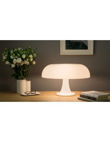 Artemide Nesso Bianco Lampada Da Tavolo