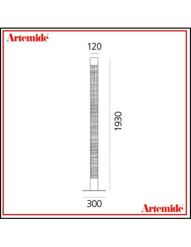 Artemide Mimesi Led Lampada Da Terra White Integralis App