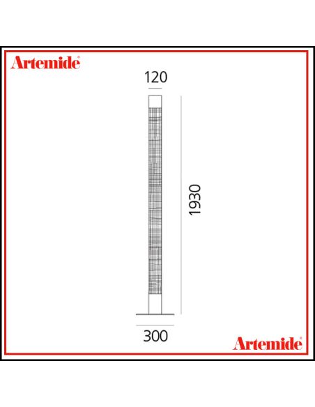 Artemide Mimesi Led Lampada Da Terra White Integralis App