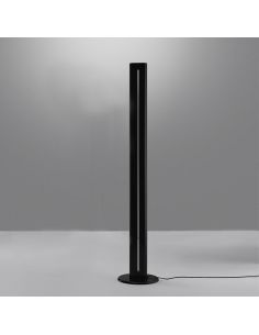 Artemide Megaron Led Lampada Da Terra Nero