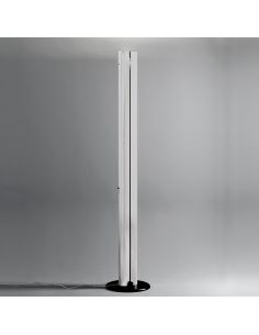 Artemide Megaron Led Lampada Da Terra 2700K Anodizzato Lucido