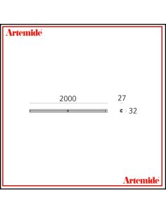 Artemide Look At Me Binario Lunghezza 2Mt 2