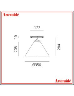 Artemide Lampada Sospensione Look At Me 35 Track 2
