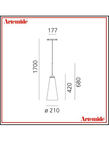 Artemide Look At Me 21 Track Lampada Sospensione