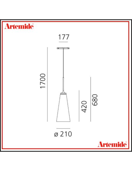 Artemide Look At Me 21 Track Lampada Sospensione