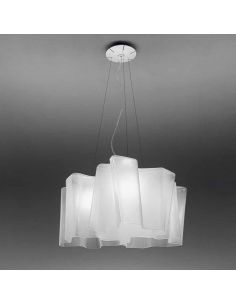 Artemide Logico Lampada Sospensione Composizione Multipla 3X120Gradi Seta Lucido Luc
