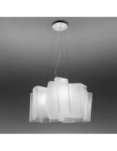 Artemide Logico Lampada Sospensione Composizione Multipla 3X120Gradi Seta Lucido Luc