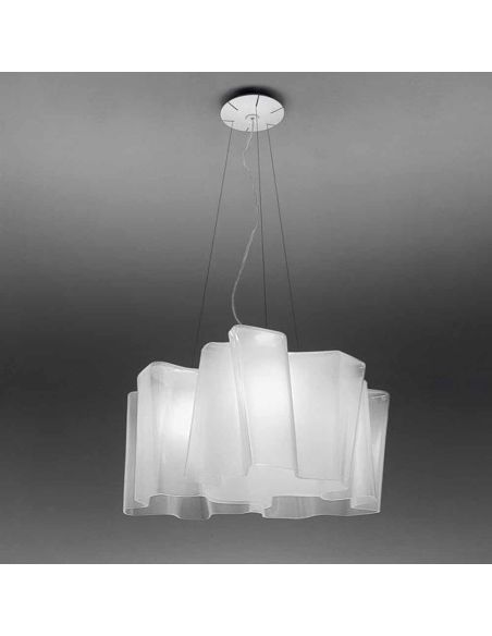 Artemide Logico Lampada Sospensione Composizione Multipla 3X120Gradi Seta Lucido Luc