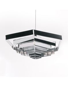 Artemide Esagonale 82 Lampada Sospensione Alu