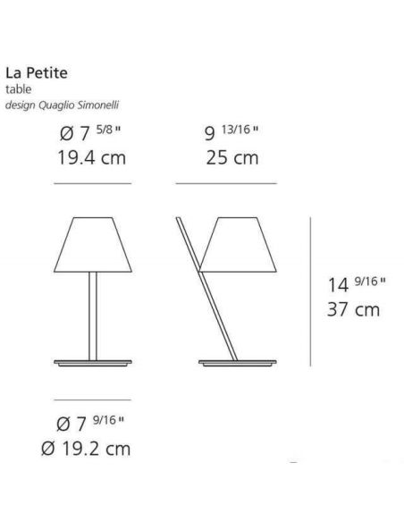 La Petite Lampada Da Tavolo Artemide Bianco