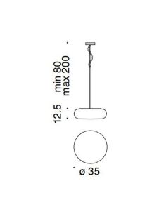 Artemide Itka 35 Lampada Sospensione 2