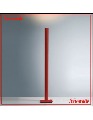Artemide Ilio Led Lampada Da Terra Rosso White Integralis App