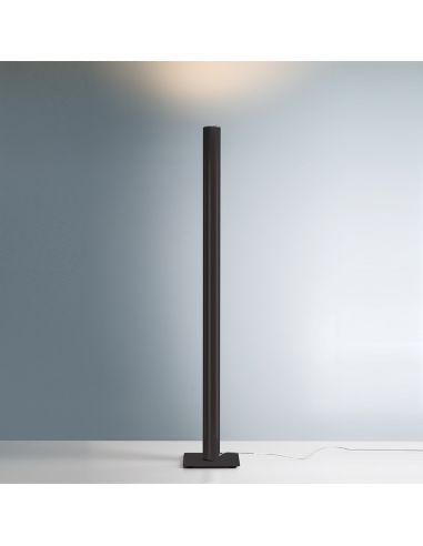 Artemide Ilio Lampada Da Terra 2700K Nero Lucido App Compatibile