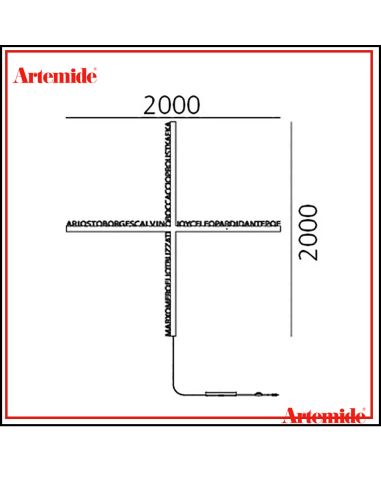Artemide Hsiang Led Lampada Da Parete Nero