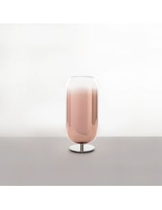 Gople Lamp Lampada Da Tavolo Artemide Mini Rame Metallizzato