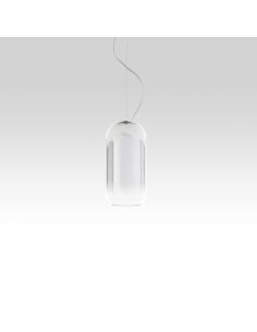 Artemide Gople Lampada Mini Sospensione Argento