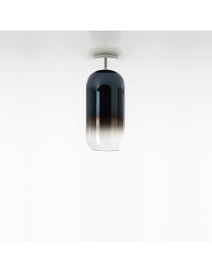 Artemide Gople Lamp Mini Lampada Soffitto Blue Zaffiro