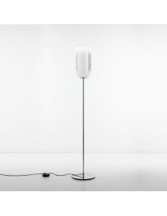Artemide Gople Lamp Lampada Da Terra Argento Metallizzato