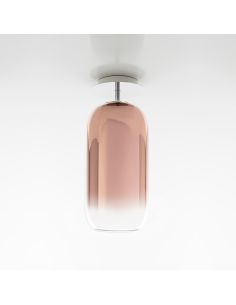 Artemide Gople Lamp Soffitto Rame Metallizzato