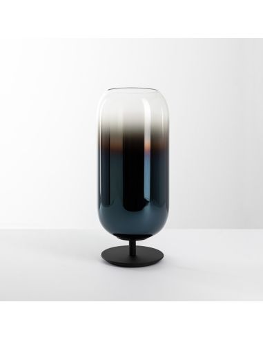 Gople Lampada Da Tavolo Artemide Nero E Blue Zaffiro