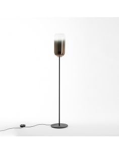 Artemide Gople Lampada Da Terra Nero E Bronze
