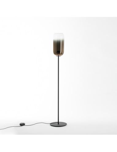 Artemide Gople Lampada Da Terra Nero E Bronze